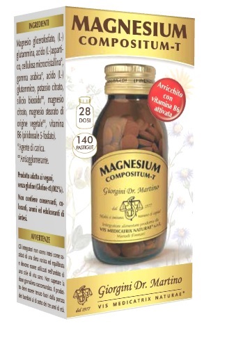 MAGNESIUM COMPOSITUM-T 140 PASTIGLIE - Farmastop