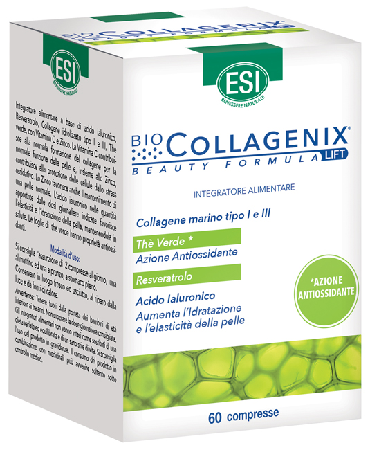 ESI BIOCOLLAGENIX ANTIOSSIDANTE 60 COMPRESSE - Farmastop