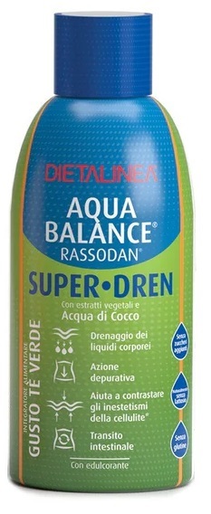 AQUA BALANCE RASSODAN SUPER DREN TE VERDE 500 ML - Farmastop