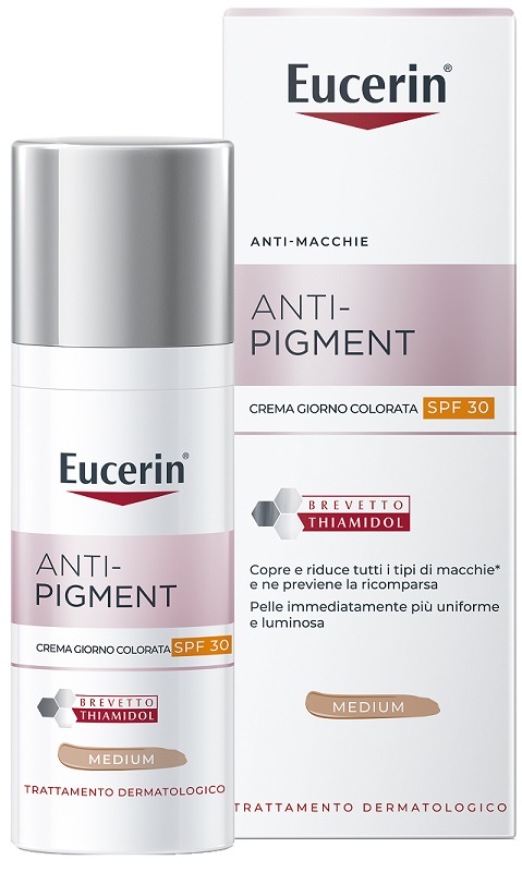 EUCERIN ANTI-PIGMENT GIORNO SPF30 COLORATO MEDIUM 50 ML - Farmastop