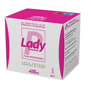 LADY PRESTERIL PROTEGGI SLIP RIPIEGATI BIODEGRADABILI 24 PEZZI - Farmastop