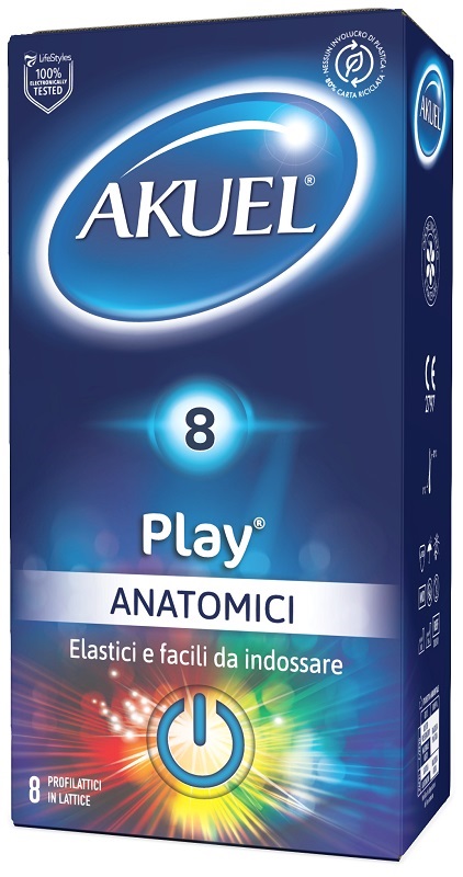 PROFILATTICO AKUEL PLAY ANATOMICO 8 PEZZI - Farmastop