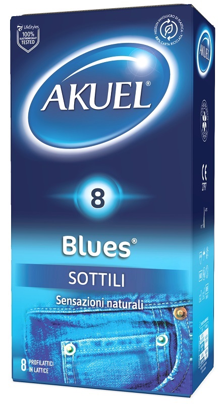 PROFILATTICO AKUEL BLUES SOTTILE 8 PEZZI - Farmastop