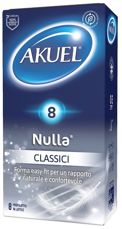 PROFILATTICO AKUEL NULLA CLASSICO 8 PEZZI - Farmastop
