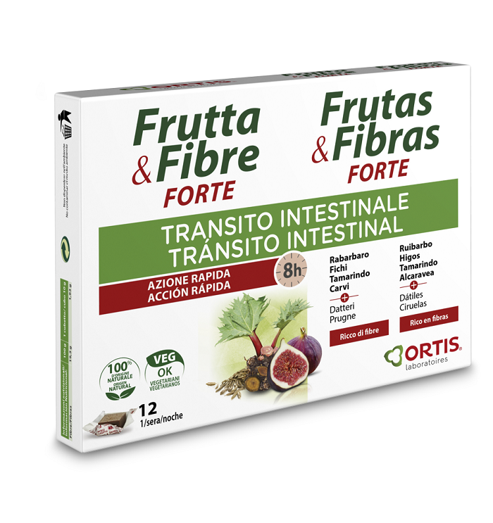 FRUTTA & FIBRE FORTE 12 CUBETTI - Farmastop