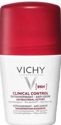VICHY DEODORANTE CLINICAL CONTROL 96H ROLL 50 ML - Farmastop