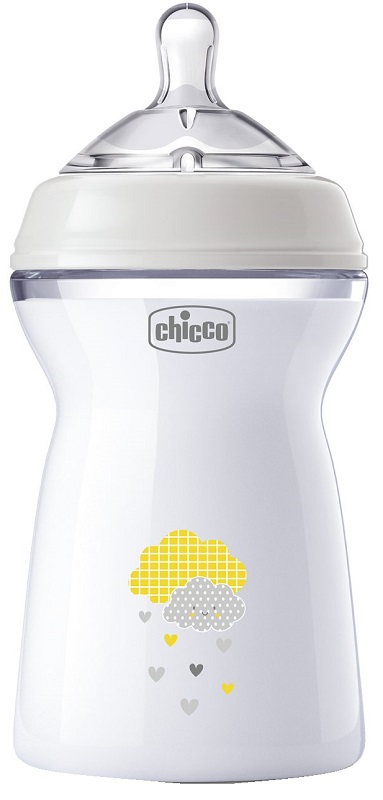 CHICCO BIBERON NAT FEEL PP 6M+ 330 ML UNISEX - Farmastop