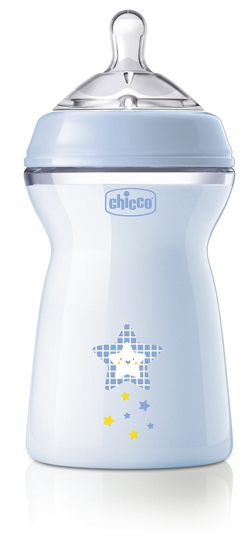 CHICCO BIBERON NAT FEEL PP 6M+ 330 ML BIMBO - Farmastop