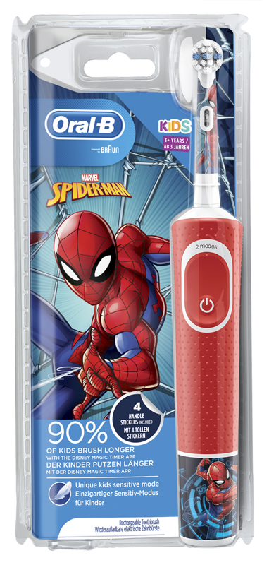 ORALB VITALITY KIDS SPIDERMAN SPAZZOLINO ELETTRICO - Farmastop