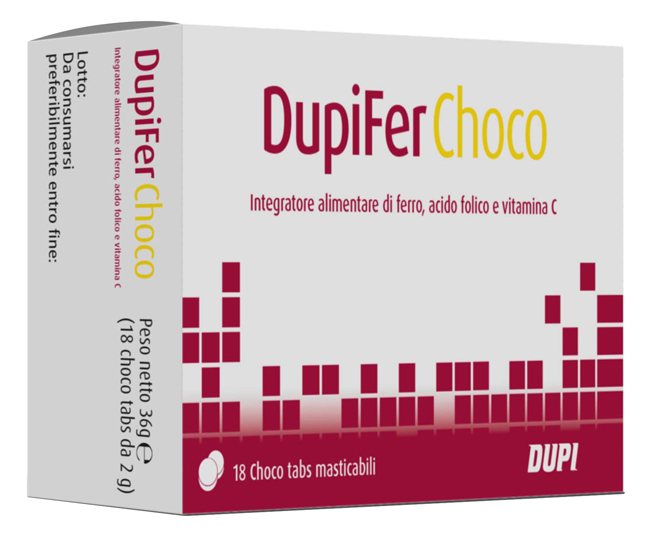 DUPIFER CHOCO 18 CHOCO TABS - Farmastop
