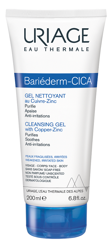 BARIEDERM CICA GEL NETTOYANT 200 ML - Farmastop