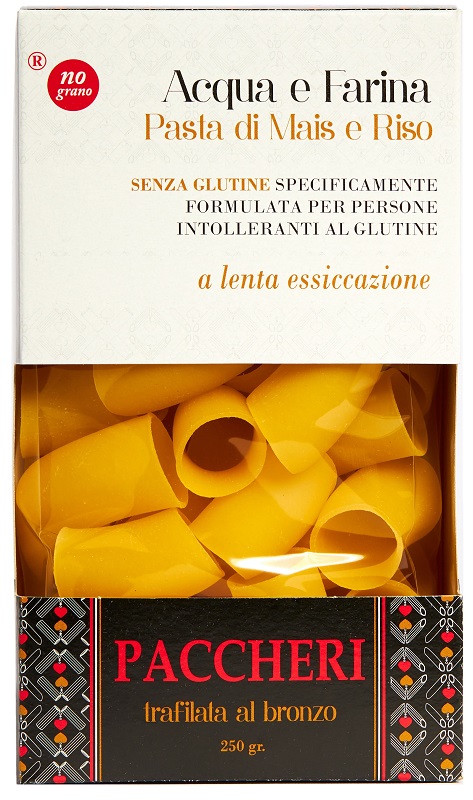 NUTRI TE' PACCHERI ACQUA E FARINA MAIS E RISO 250 G - Farmastop
