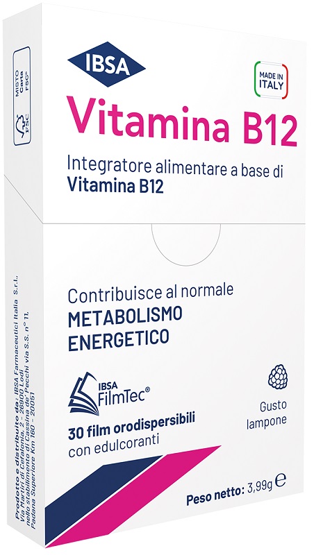 VITAMINA B12 IBSA 30 FILM ORALI - Farmastop