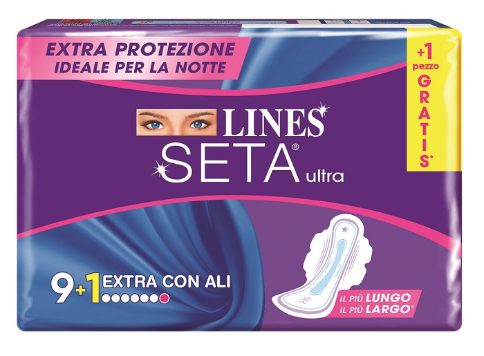 LINES SETA ULTRA EXTRA CON ALI DWCT 7+1 PEZZI - Farmastop