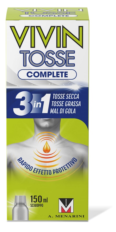 VIVIN TOSSE COMPLETE SCIROPPO PER TOSSE 150 ML - Farmastop