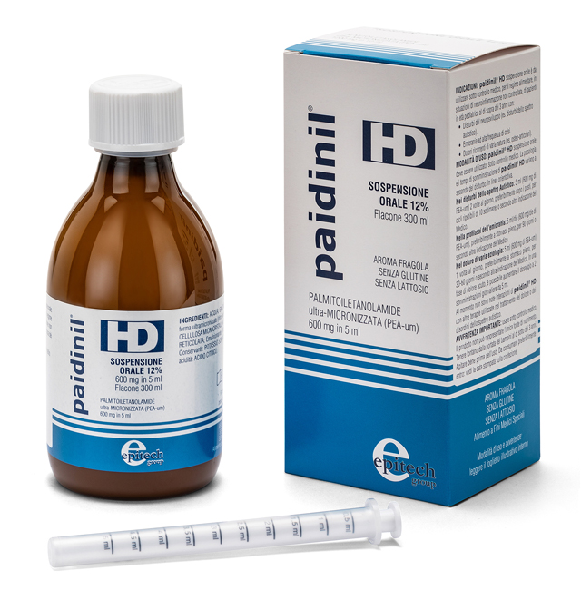 PAIDINIL HD SOSPENSIONE ORALE 12% AROMA FRAGOLA 300 ML - Farmastop