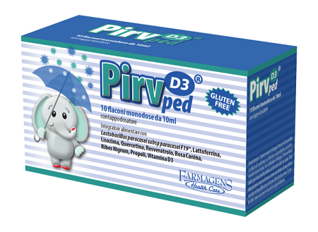 PIRV D3 PED 10 FLACONI MONODOSE - Farmastop