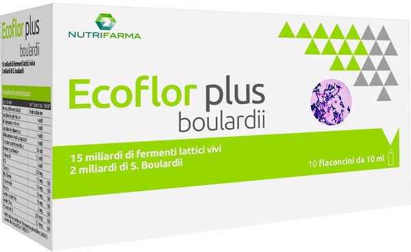 ECOFLOR PLUS BOULARDII 10 FLACONCINI - Farmastop