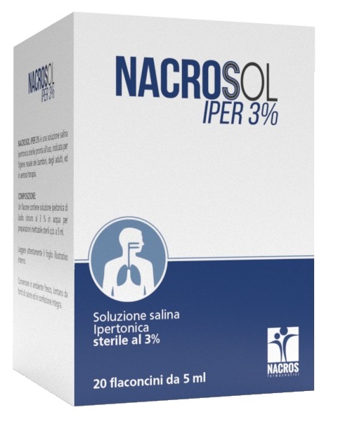 NACROSOL IPER 3% 20 FLACONCINI DA 5 ML - Farmastop