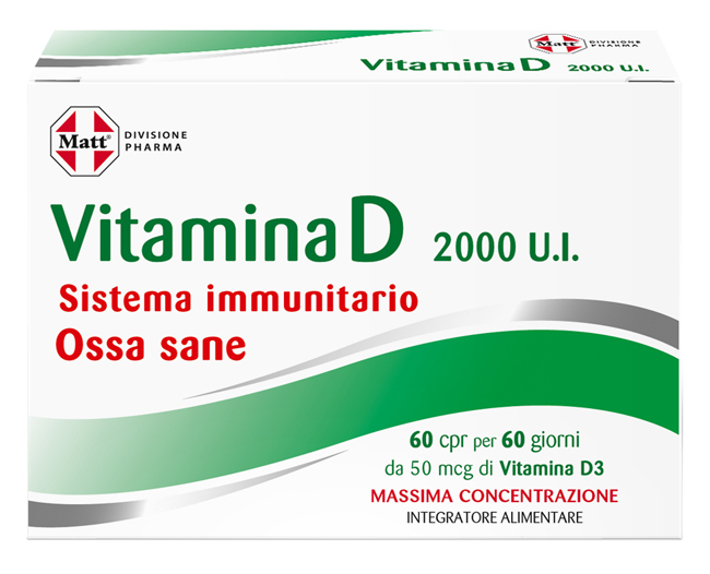 MATT PHARMA VITAMINA D 60 COMPRESSE - Farmastop