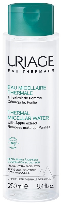 URIAGE EAU MICELLAIRE THERMALE PELLI MISTE GRASSE FLACONE 250 ML - Farmastop