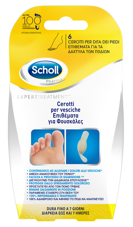 CEROTTO SCHOLL VESCICA DITA PIEDE 6 PEZZI - Farmastop