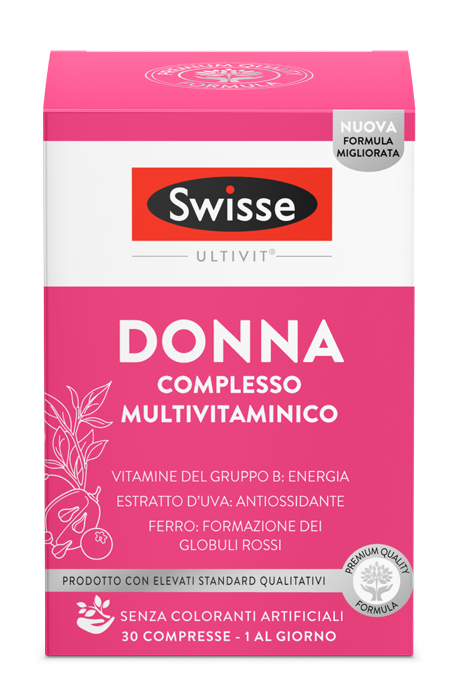 SWISSE MULTIVITAMINICO DONNA 30 COMPRESSE - Farmastop