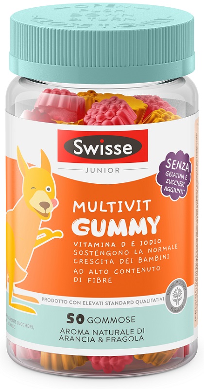 SWISSE JUNIOR MULTIVIT GUMMY 50 PASTIGLIE GOMMOSE - Farmastop