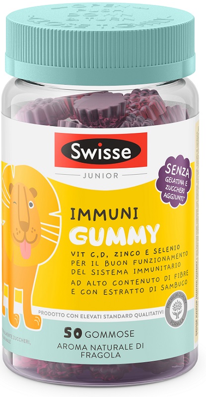 SWISSE JUNIOR IMMUNI GUMMY 50 PASTIGLIE GOMMOSE - Farmastop