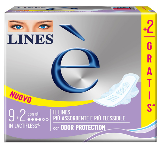 LINES E' ALI CARRY PACK 9 + 2 PEZZI - Farmastop