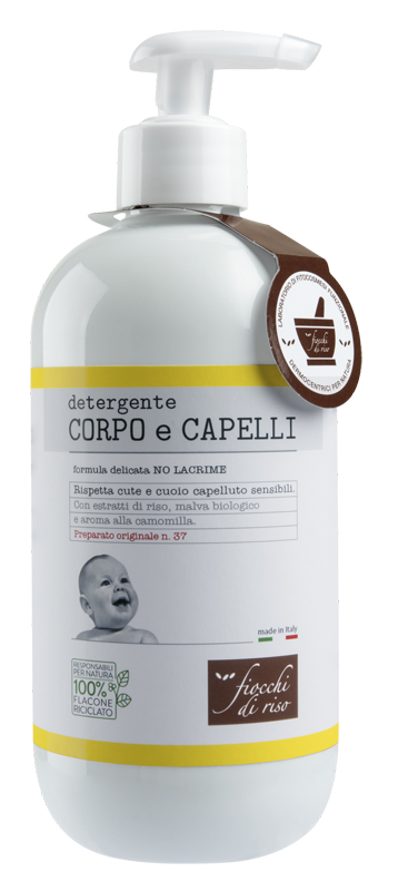 FIOCCHI DI RISO DETERGENTE CORPO/CAPELLI CAMOMILLA 400 ML - Farmastop