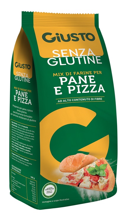 GIUSTO SENZA GLUTINE MIX PANE E PIZZA 500 G - Farmastop