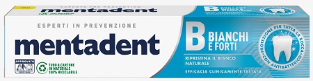 MENTADENT BIANCHI E FORTI 75 ML - Farmastop