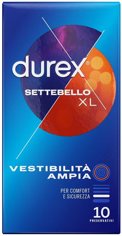 PROFILATTICO DUREX SETTEBELLO EXTRALARGE 10 PEZZI - Farmastop