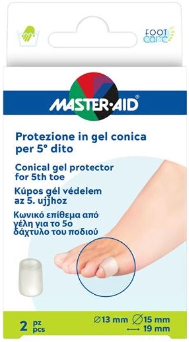 PROTEZIONE CONICA MASTER-AID FOOTCARE 5 DITO 2 PEZZI C3 - Farmastop
