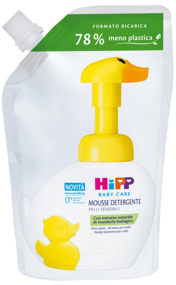 HIPP BABY CARE RICARICA MOUSSE DETERGENTE PAPERELLA FUN 250 ML - Farmastop