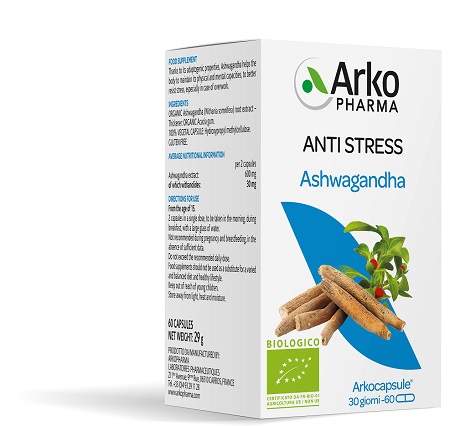 ARKOCPS ASHWAGANDHA BIO 60 CAPSULE - Farmastop