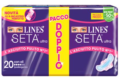 LINES SETA ULTRA ASSORBENTI ALI VP 20 PEZZI - Farmastop