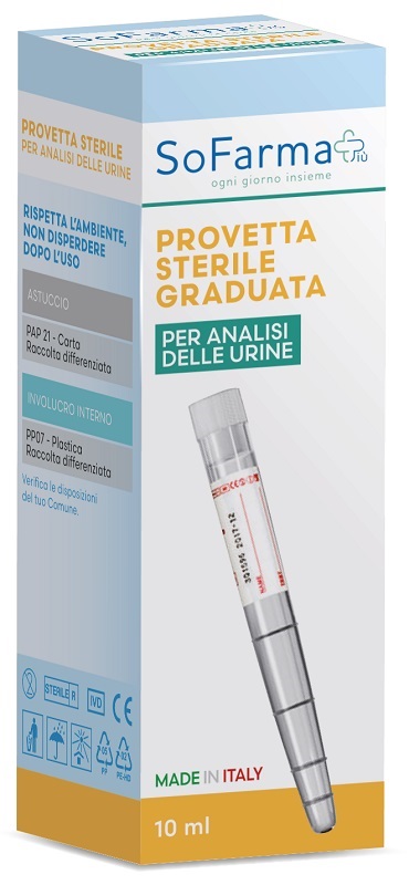 PROVETTA URINA 10 ML SOFARMAPIU' - Farmastop