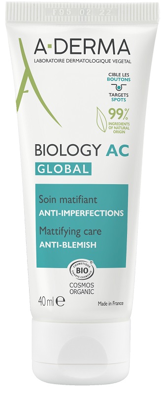 ADERMA BIOLOGY AC GLOBAL TRATTAMENTO OPACIZZANTE ANTI IMPERFEZIONI 40 ML - Farmastop