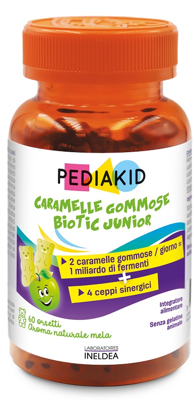 PEDIAKID BIOTIC JUNIOR 60 ORSETTI GOMMOSI - Farmastop