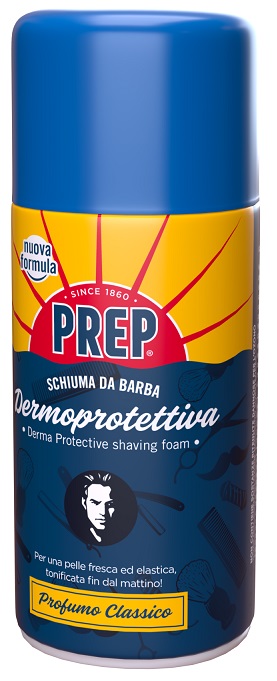 PREP SCHIUMA BARBA DERMOPROTETTIVA PROFUMO CLASSICO 300 ML - Farmastop