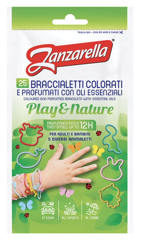 ZANZARELLA BRACCIALETTI PALY&NATURE 25 PEZZI - Farmastop