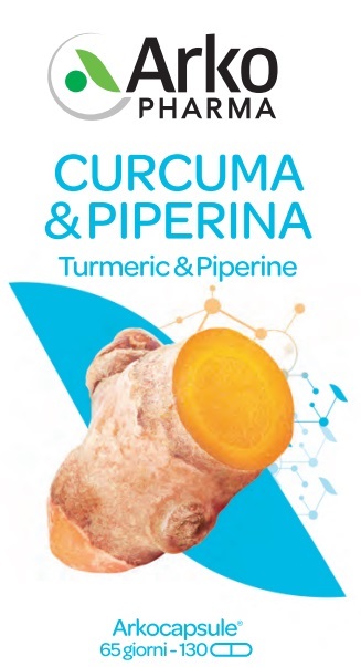 ARKOCPS CURCUMA + PIPERINA 130 CAPSULE - Farmastop