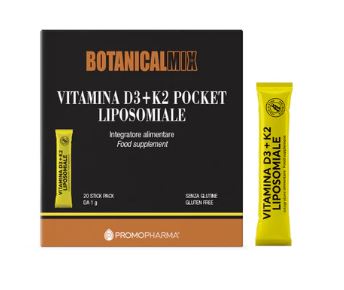 VITAMINA D3+K2 LIPOSOMIALE POCKET 20 STICK - Farmastop