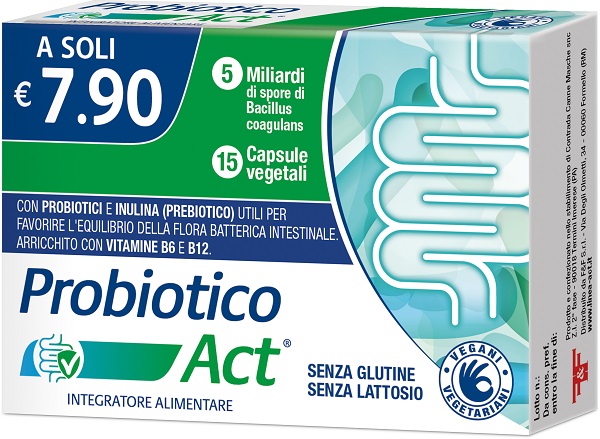 PROBIOTICO ACT 15 CAPSULE VEGETALI - Farmastop