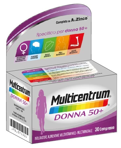 MULTICENTRUM DONNA 50+ 30 COMPRESSE - Farmastop