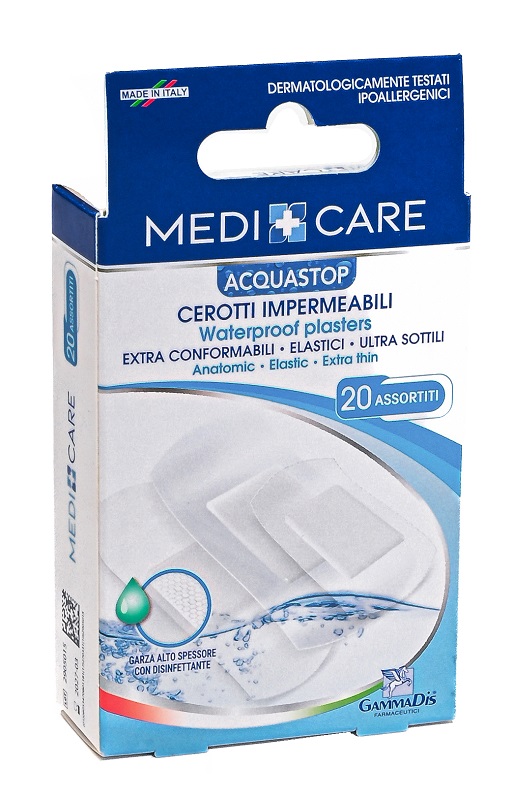 CEROTTO MEDICARE ANTIACQUA ASSORTITI 20 PEZZI - Farmastop