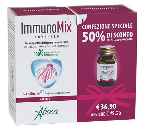 IMMUNOMIX ADVANCED 50 CAPSULE RM CONFEZIONE SPECIALE 2 PEZZI - Farmastop