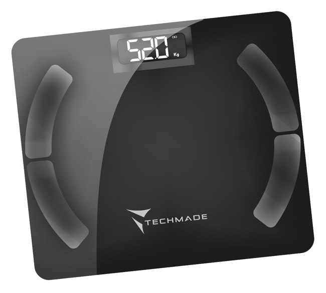 TECHMADE BILANCIA SMART BLACK - Farmastop
